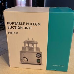 Portable Phlegm Suction Unit #0003-B NIB